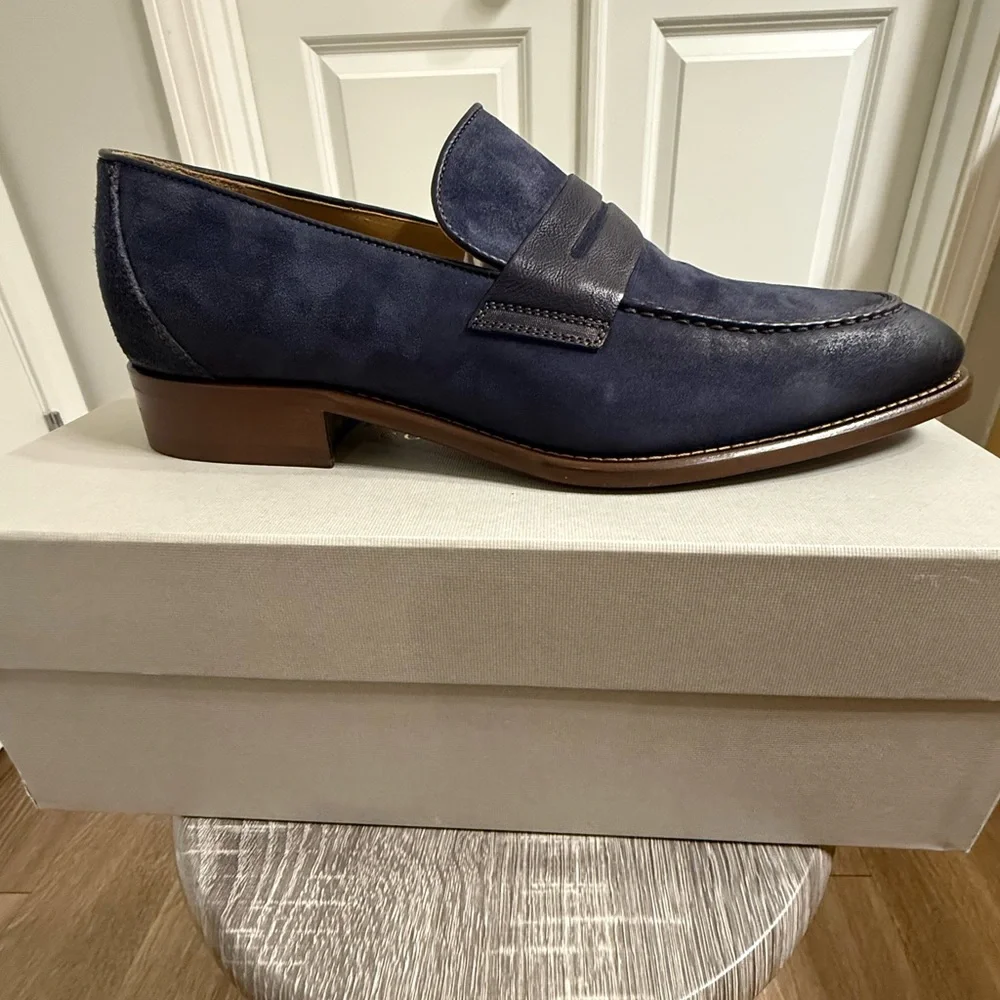 Cormac Penny Loafer By Johnston & Murphy (Italian-made) - Picture 3 of 8